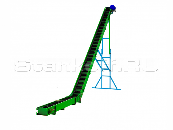 Наклонный цепной скребковый транспортер (L-образный) ЛЦСТ-240