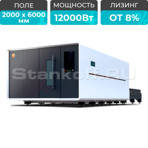 Высокомощный оптоволоконный лазерный станок XTC-2060GP/12000 Raycus