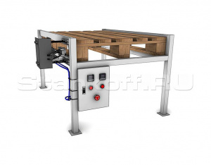 Станок для маркировки поддонов СМП 1280-2