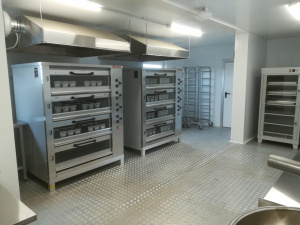 Модульная мини-пекарня с торговым павильоном