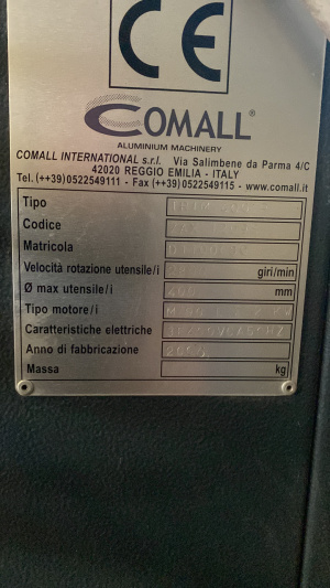 . Одноголовочная маятниковая пила COMALL TRIM 400P