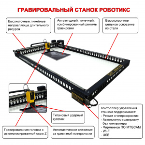 Гравировальный станок по камню Роботикс TC60120R