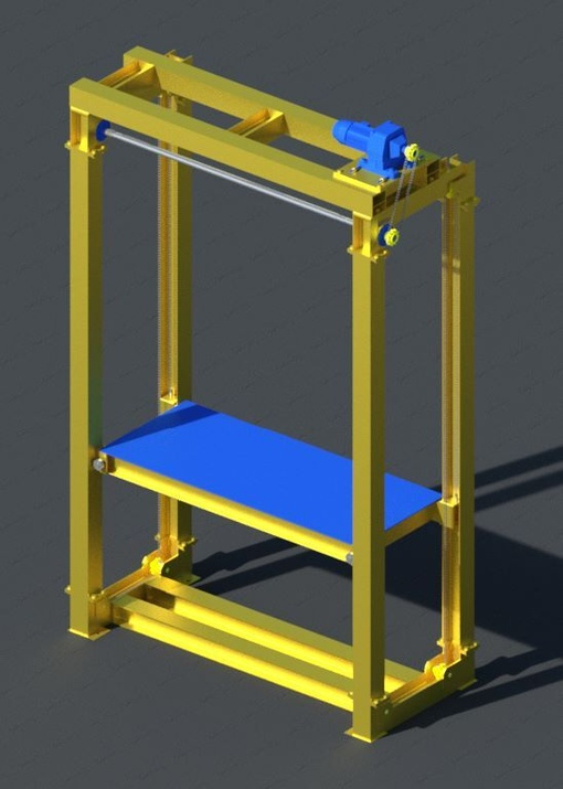 Механический цепной подъёмный стол