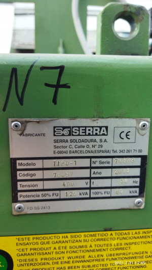 Аппарат точечной сварки Serra type 1