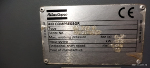 Atlas Copco GA 132-160 компрессор винтовой