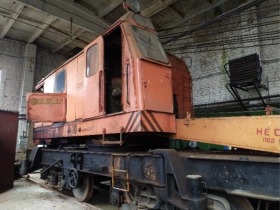 Железнодорожный кран КДЭ-253