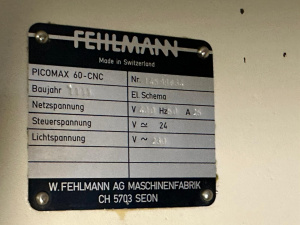 3-х осевой обрабатывающий центр FEHLMANN - PICOMAX 60-CNC Mach4metal