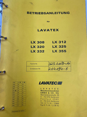 Промышленная стиральная машина Lavatec LX 355