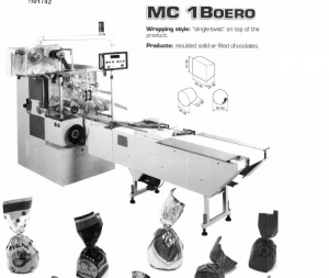 Заверточная машина для конфет MC1 Boero