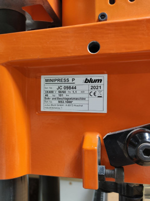 Сверлильно-присадочный станок blum minipress P