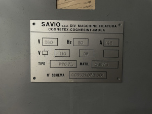 Прядильные машины SAVIO COGNETEX FTC-7L