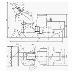 Фронтальный погрузчик XCMG LW550RU