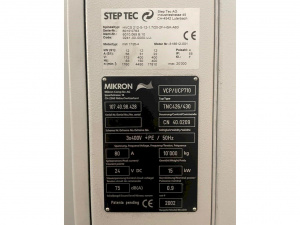 Вертикальный обрабатывающий центр MIKRON VCP 710