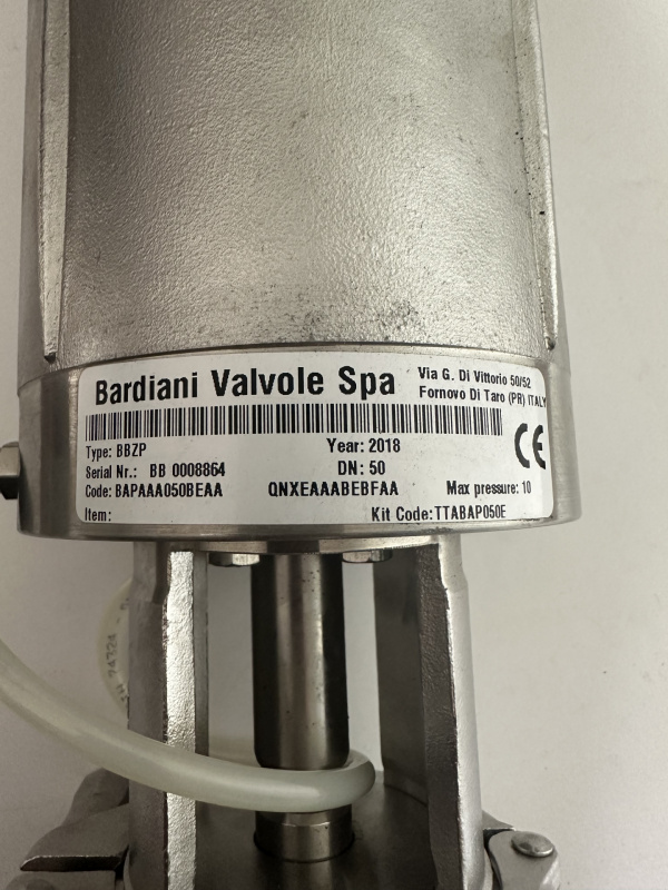 Клапан пневматический DN50 “L” Bardiani Valvole
