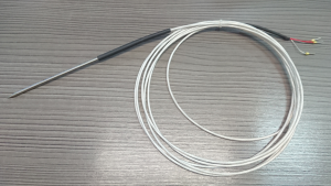 Датчик контроля температуры Pt-100 кабель трехконтактный длина 5 метров, аналог, КФТЕХНО (Россия)