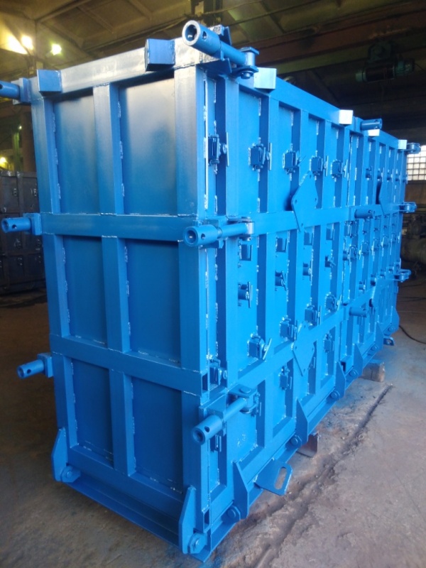 Металлоформы для блоков междупутных лотков МПЛ-1,25,МПЛ-1,5