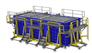Формы для 3D объемно-модульного жилищного строительства
