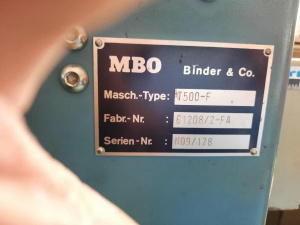 ⚙️ Фальцевальная машина MBO T500-F (520х720 мм) ⚙️