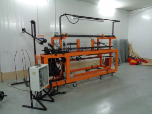 Автоматический станок по производству сетки рабица УСАПС