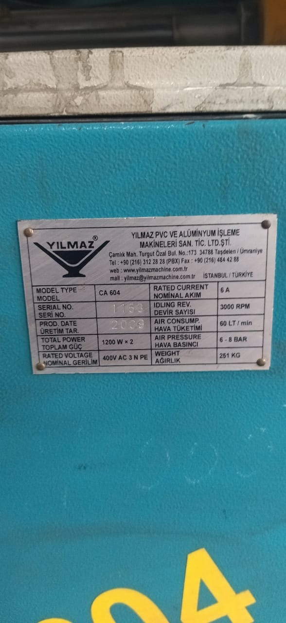 ✅ Углозачистной станок Yilmaz CA 604 ✅