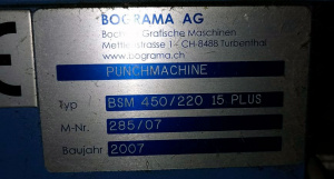 Автоматическое устройство рубки и высечки Bograma BS MULTI 450 S plus