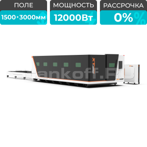 Высокомощный оптоволоконный лазерный станок XTC-1530GP/12000 Raycus
