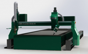 Машина термической резки "AMS-Combi.6020.R", плазма+газ, криволинейная фаска