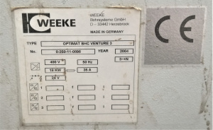 4х-осевой многофункциональный обрабатывающий центр с ЧПУ. Weeke Optimat BHC Venture 3. Германия