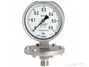 Мембранный манометр Wika 433.50.100 (5.25kPa)