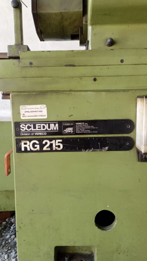 Станок для шлифования коленчатых валов scledum RG125