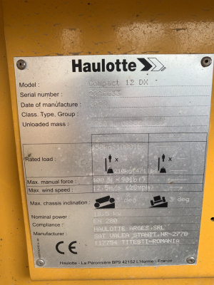 Ножничный подъемник HAULOTTE Compact 12DX