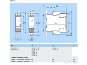 Реле контроля чередования фаз 3UG4616, Siemens