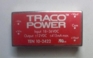 TEN 10-2422 Traco Power DC-DC Converter Преобразователь напряжения 24V в +/- 12V