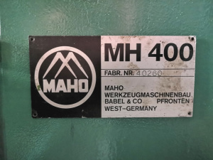 СТАНОК фрезерный MAHO-400 (Германия) из НИИ 1992г