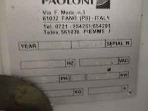 Форматно-раскроечный станок Paoloni P300-32