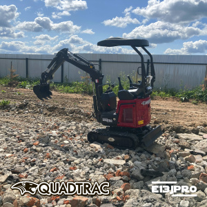 Мини экскаватор QUADTRAC E13PRO