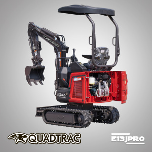 Мини экскаватор QUADTRAC E13PRO