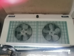 Воздухоохладитель, холодильный агрегат промышленный, потолочный охладитель, кондиционер для морозильных камер (внутренний и наружный блок)