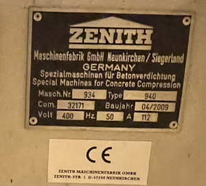 Вибропресс с многорядной укладкой ZENITH 940