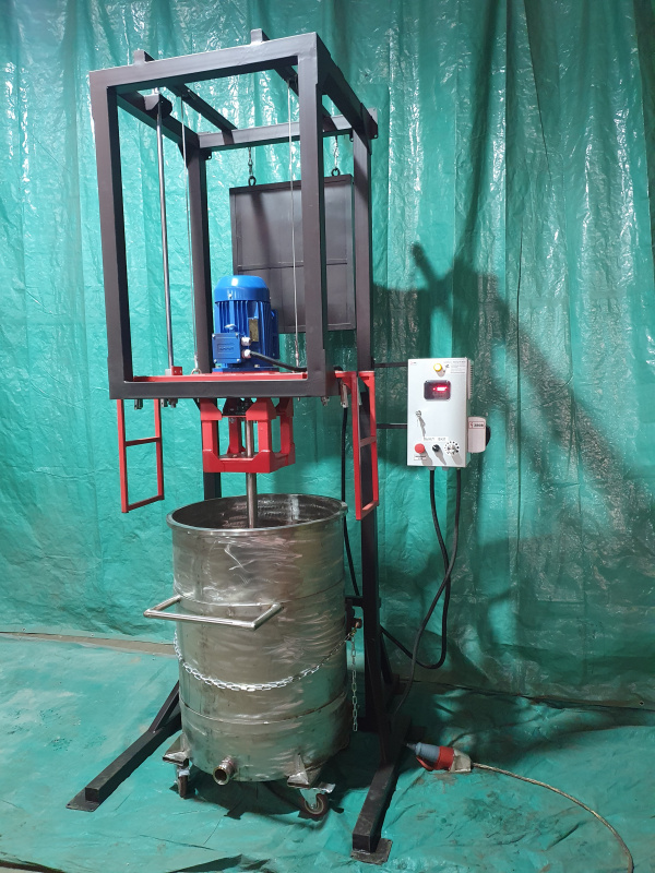 Диссольвер подъёмный с дежой, 4 кВт