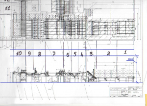 Линия расштабелирования/штабелирования Kallfass, бывшая в употреблении, 2000 г.в
