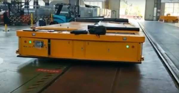 Автоматически управляемая тележка (AGV - Automatic guided vechicle) 24 тонны
