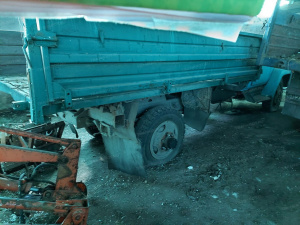 ГАЗ САЗ 3507, VIN XTH330720N1443461, 1992 г.в., цвет голубой, г/н К 764 ВА 45