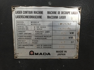 Установка лазерной резки AMADA LC 1212 ALPHA 2