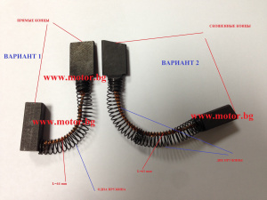 Щетки графитовые для двигатели постоянного тока Болгарии