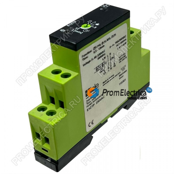 E1ZTP-230VAC Лестничный таймер, импульсное реле (4 функции), 0,5-12мин, 230VAC