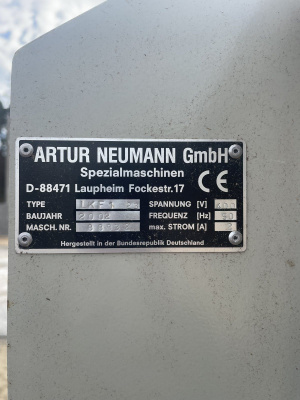 Система автоподачи для четырёхсторонних станков. Пр- во Германия. Компания ARTUR NEUMANN GMBH. Модель LKF-1 23. Год выпуска 2002. Можно п