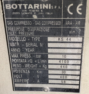✅ Винтовой компрессор AIR krone by Bottarini KS 44 ✅