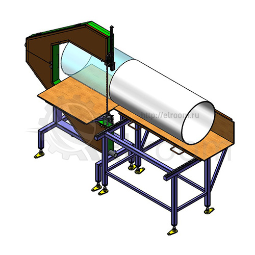Ленточнопильный станок для пластиковых труб ST-450
