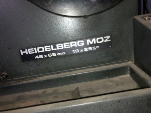 Офсетная машина Heidelberg MOZ